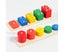 Wooden Block Toy Coordinate Focus Tangram Circular Column Brain Game for Carousel 3