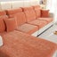 Anyseat Sofa Cover Rustic Orange L-Shape Polyester Chenille Thick Stretchable... Carousel 3