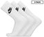 Nike Unisex Everyday Essential Crew Socks 3-Pack - White/Black Carousel 1