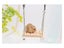 1Pcs Pet Toy Hamster Bell Swing Wooden Parrot Platform Suspension Bridge Carousel 6