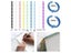 A4 A5 B5 Detachable 30 Hole Round Hole Coil Binding Strip 10pcs DIY Binder Carousel 7