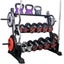 149KG Hex Dumbbells with Dumbbells Rack Carousel 1