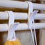 Vibe Geeks Pack of 10 Kitchen and Bathroom Hanging Clips Movable Hanging Storage Carousel 8