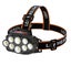 8LED Strong Light Rechargeable Night Fishing Headlight Headlamp Outdoorheadlight Carousel 8