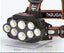 8LED Strong Light Rechargeable Night Fishing Headlight Headlamp Outdoorheadlight Carousel 7