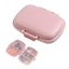 Pill Box Medicine Organizer Dispenser Box Case Travel Tablet Container-Pink Carousel 1