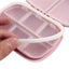 Pill Box Medicine Organizer Dispenser Box Case Travel Tablet Container-Pink Carousel 3