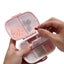 Pill Box Medicine Organizer Dispenser Box Case Travel Tablet Container-Pink Carousel 5