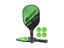 Sports Pickleball Paddle and 4 Balls Set with Carry Bag - Green Carousel 2