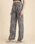 Moomaya Wide Leg Printed Palazzo Pants For Womens, Elastic Waist Carousel 3