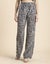 Moomaya Wide Leg Printed Palazzo Pants For Womens, Elastic Waist Carousel 4