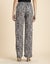 Moomaya Wide Leg Printed Palazzo Pants For Womens, Elastic Waist Carousel 5