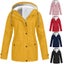 Women's Autumn Winter Add Velvet Outdoor Jacket Windproof Waterproof Carousel 3