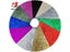 A4 Sequin Chunky Glitter Vinyl PU Faux Leather Sewing Fabric Shiny Iridescent Carousel 3