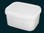 4L Food Grade Plastic Tub with Tamper Evident Lid - White Carousel 1