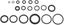 225Pcs Metric Set Universal O-Ring Assortment Carousel 8