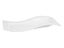 Rectangle Melamine Platter White - Wavy 38cm / 15" Carousel 3