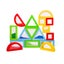 Bigjigs Toys Rainbow Sensory Shapes Carousel 1