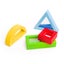 Bigjigs Toys Rainbow Sensory Shapes Carousel 5