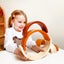 Bigjigs Toys Natural stacking rainbow Carousel 4