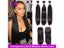 Celie Hair Brazilian Straight Hair Bundles With Closure 3 Bundles With HD Carousel 3