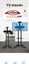 Mobile TV Stand Wheels Carousel 5