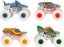 Monster Jam 1:64 Scale: Exclusive Snow Drifters Monster Trucks 4-Pack Carousel 5
