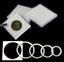 Clear Square Coin Case - 20 Pcs for 18/23/28/33/38mm Coins PVC FREE Carousel 1