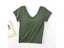 Cotton Short-sleeve T-shirt With Chest Pads For Women's Summer One-piece Sleep Carousel 5