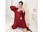 Twinset Kimono Robe Gown Suit Women 2PCS Bathrobe Strap Nightgown Set Summer Carousel 5