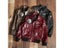 Classic Indian Embroidery Leather Jacket Men Aviation Fight Coat Genuine Carousel 2