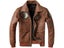 Classic Indian Embroidery Leather Jacket Men Aviation Fight Coat Genuine Carousel 5