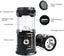 Compact rechargeable solar Lantern | Black Standard model Carousel 1