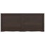 Table Top Dark Grey 120x50x6 Cm Treated Solid Wood Oak Toplati Carousel 7