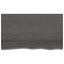 Table Top Dark Grey 100x60x6 Cm Treated Solid Wood Oak Toplatt Carousel 3