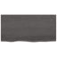 Table Top Dark Grey 80x40x4 Cm Treated Solid Wood Oak Toplaoi Carousel 3
