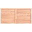Table Top Light Brown 120x60x4 Cm Treated Solid Wood Oak Topltip Carousel 7