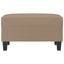 Footstool Cappuccino 70x55x41 Cm Faux Leather Taktlb Carousel 3
