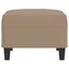 Footstool Cappuccino 70x55x41 Cm Faux Leather Taktlb Carousel 4