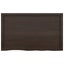 Table Top Dark Grey 100x60x6 Cm Treated Solid Wood Oak Toplatt Carousel 6