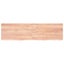 Table Top Light Brown 180x50x4 Cm Treated Solid Wood Oak Topltko Carousel 3