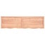 Table Top Light Brown 180x50x4 Cm Treated Solid Wood Oak Topltko Carousel 7