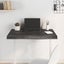 Table Top Dark Grey 80x60x6 Cm Treated Solid Wood Oak Toplaxa Carousel 1