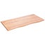 Table Top Light Brown 100x50x2 Cm Treated Solid Wood Oak Topltlp Carousel 6