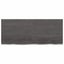 Table Top Dark Grey 120x50x6 Cm Treated Solid Wood Oak Toplati Carousel 3