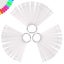 150pcs Fan-shaped Nail Swatch Sticks Display Practice Tools With Carousel 1