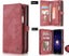 Nokia 2 Case Retro leather case multi cards cash pocket & zip Carousel 3