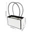 Portable Flower Box Waterproof Paper Handy Gift Bag Kraft Handbag Carousel 6