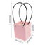 Portable Flower Box Waterproof Paper Handy Gift Bag Kraft Handbag Carousel 1