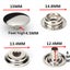240pcs 15mm Canvas Snap Kit -Marine Grade Snap Fastener Stainless Carousel 5